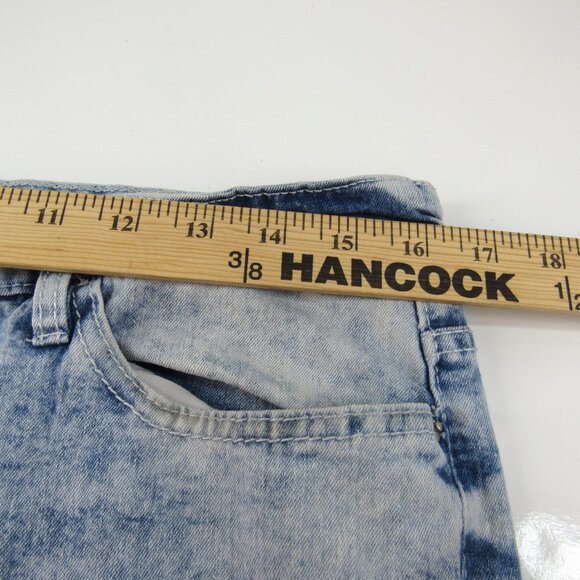 Southpole Women's Jeans Light Stone Wash Mid Rise Light Distress Size 32X29 - Picture 7 of 11